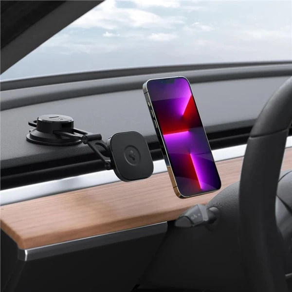 Spigen OneTap 3 Car Mount (ITS35-3) MagSafe držiak do auta čierny - Držiaky - Obrázok G9D4000601