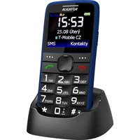 ALIGATOR A675 Senior modrý + stolná nabíjačka - Mobilné telefóny