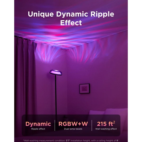 Govee Uplighter RGBICWW stojacia lampa Matter - Inteligentné osvetlenie - Obrázok G9QK000K01