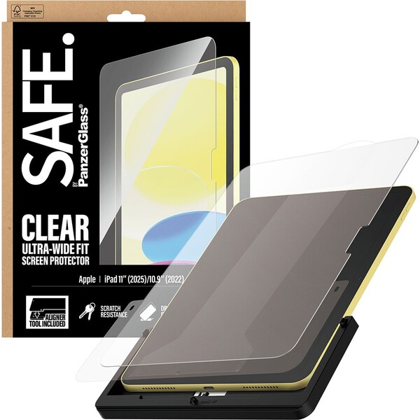 E-shop PanzerGlass® SAFE sklo s inštalačným rámčekom Apple iPad 11" (2025)/10.9" (2022)
