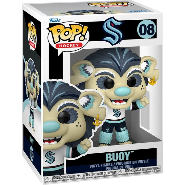 Funko POP! #08 NHL maskoti - Seattle Kraken Buoy - Funko POP! - Obrázok GAEO000K01