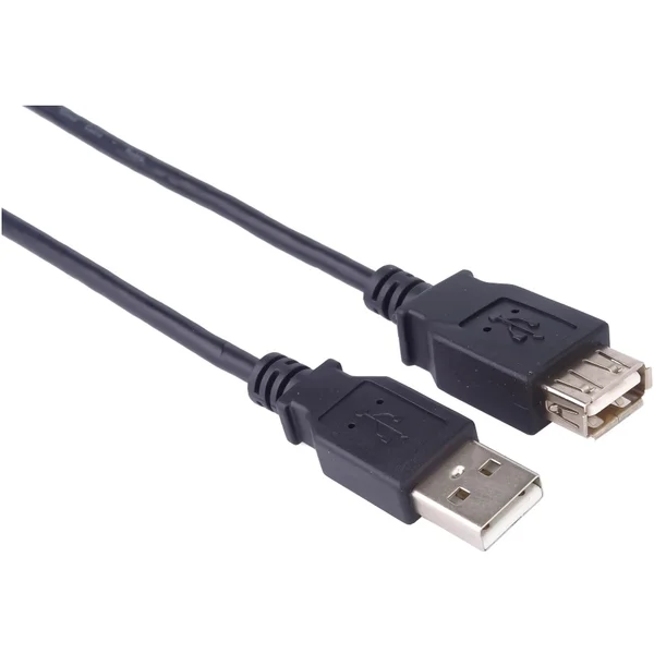 PremiumCord USB-A/USB-A predlžovací kábel 2 m čierny - Káble a redukcie - Hlavný obrázok