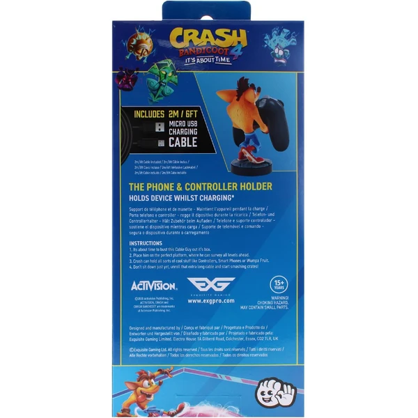 EXG Cable Guys Crash Bandicoot - Crash - Figúrky - Obrázok GAM3G00101