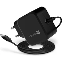 CONNECT IT C-Power Mini univerzálny notebookový adaptér USB-C čierny PD 67 W - Nabíjačky