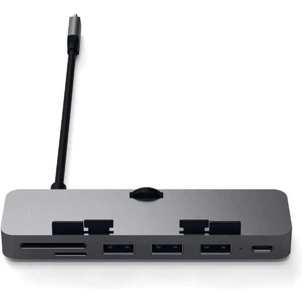 Satechi Aluminum USB-C PRO Hub (3x USB 3.0, MicroSD) vesmírne šedý - USB huby - Obrázok GAS1000701