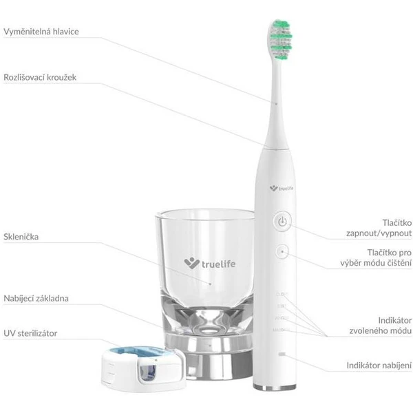 TrueLife SonicBrush GL UV - Zubné kefky - Obrázok GATG300401