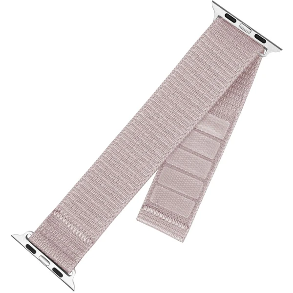 FIXED Nylon Sporty Strap remienok Apple Watch 42/44/45mm, ružovo zlatý - Remienky - Obrázok GAW4000P01
