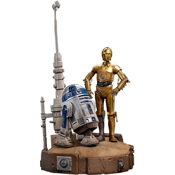 Soška Iron Studios Star Wars - C3-PO a R2-D2 Deluxe Art Scale 1/10 - Sochy a sošky - Hlavný obrázok