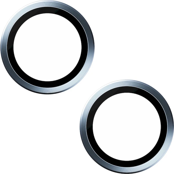 PanzerGlass HoOps ochranné krúžky Apple iPhone 15/15 Plus - modrý hliník - Ochranné fólie a sklo - Obrázok GBD1000O01