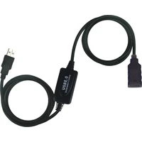 PremiumCord USB-A/USB-A predlžovací kábel 10m čierny - Káble a redukcie