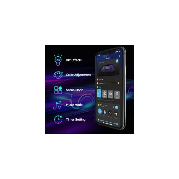 Govee Smart LED pásky do auta  - Inteligentné osvetlenie - Obrázok GCH4000J01