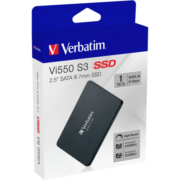 Verbatim Vi550 S3 SSD 2.5" 1TB - SSD - Obrázok GCKK100501
