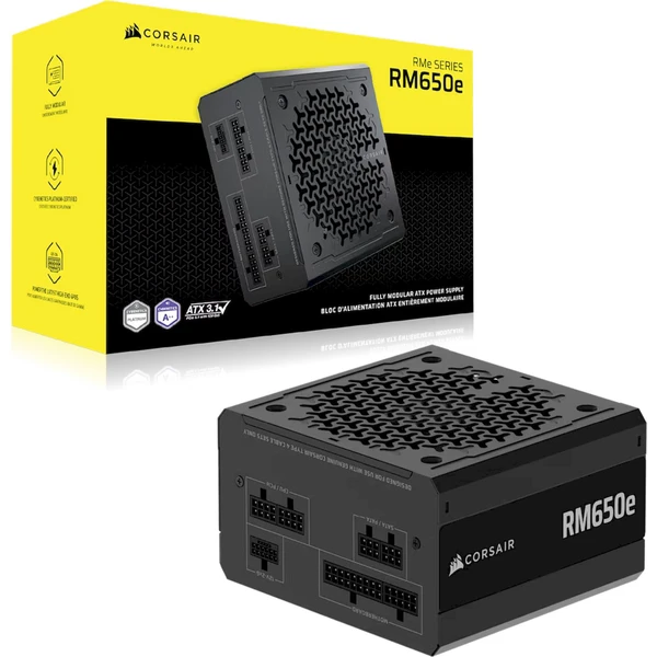 Corsair RM650e čierny - Zdroje - Obrázok GCRK000K01