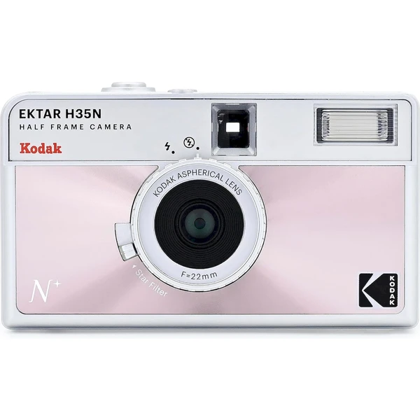 Kodak EKTAR H35N Glazed Analógový fotoaparát ružový - Fotoaparáty - Hlavný obrázok