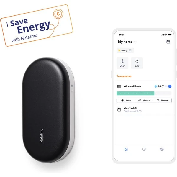 Netatmo Smart AC Controller inteligentné ovládanie klimatizácie - Termostaty - Obrázok GDP3000K01