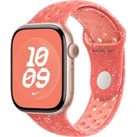 Apple Watch 49/46/45/44mm horúco oranžový športový remienok Nike S/M - Remienky