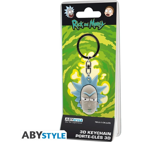 3D Kľúčenka Abysse Corp Rick & Morty - Rick Sanchez - Kľúčenky - Obrázok GDXH000K01