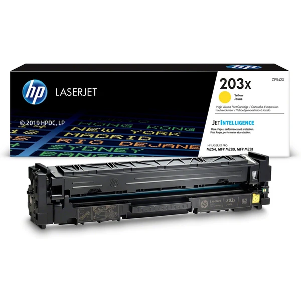HP CF542X č. 203X Žltá originálna - Tonery - Obrázok GE72700301