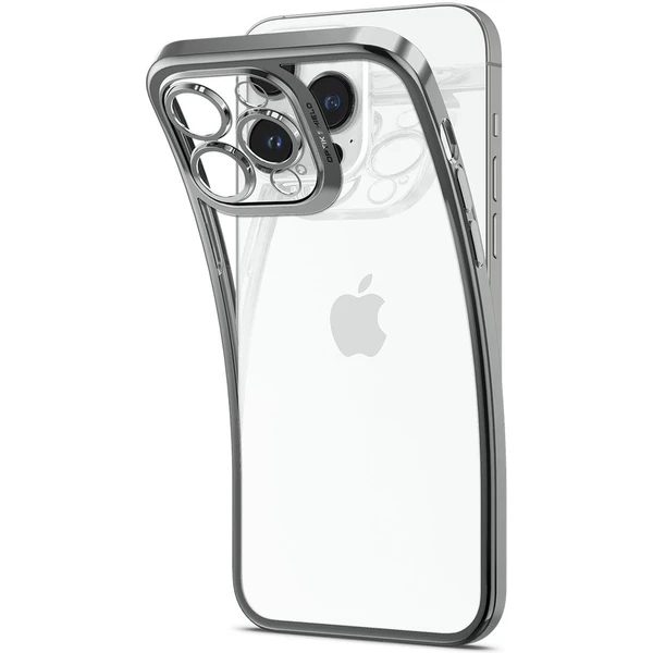 Spigen Optik Crystal kryt iPhone 14 Pro chróm/sivé - Puzdra - Obrázok GE79700301