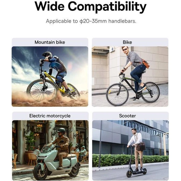 Baseus PrimeTrip magnetický držiak na bicykel čierny - Držiaky - Obrázok GE9R000K01
