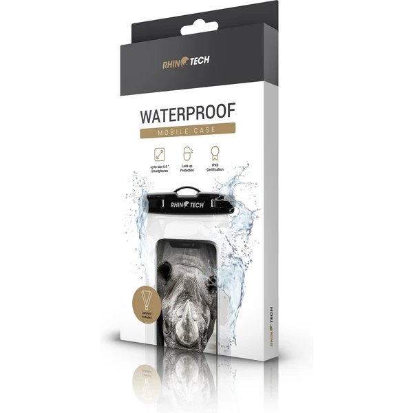 RhinoTech AQUA vodeodolné púzdro na mobil 6,9" IPX8 čierna - Puzdra - Hlavný obrázok