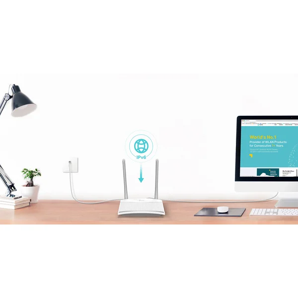 TP-Link TL-WR820N Wi-Fi 4 smerovač biely - Wi-Fi routery - Obrázok GEKN600301
