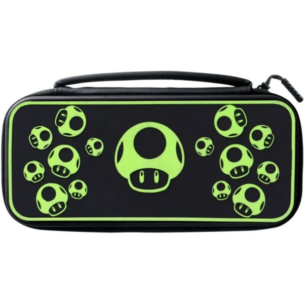 PDP cestovný obal 1-Up Mushroom Plus Glow pre Nintendo Switch čierny - Puzdra - Hlavný obrázok