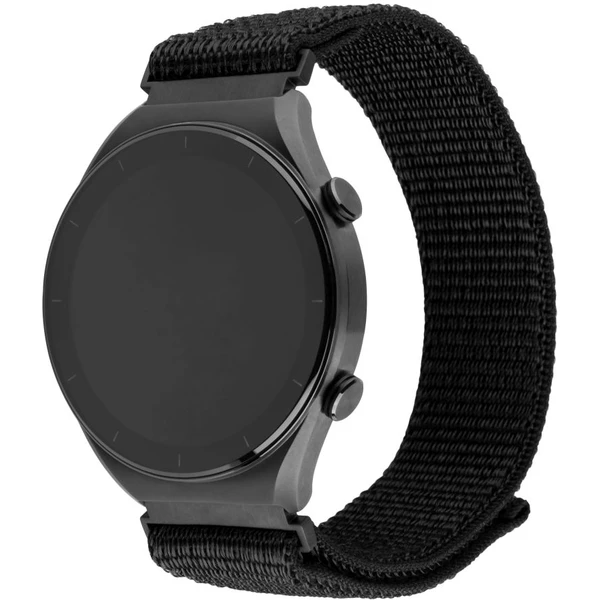 FIXED Nylon Sporty Strap remienok s Quick Release (22mm) čierny - Remienky - Hlavný obrázok