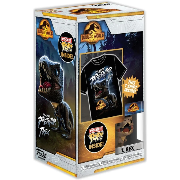 Funko Pocket POP! & Tee: Arcadia- Trex S (detské) - Darčekové sady - Obrázok GFX3000L01