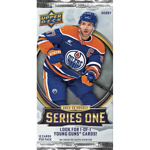 Hokejové karty 2025-26 Upper Deck Series 1 Hockey Hobby Balíček - Hokejové karty - Hlavný obrázok