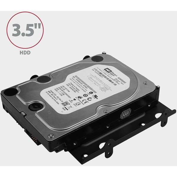 AXAGON RHD435 kovový rámček pre 4x 2.5" alebo 2x 2.5" HDD/SSD a 1x 3.5" HDD do 5.25" pozície - Rámiky na disky - Obrázok GG7HF00101