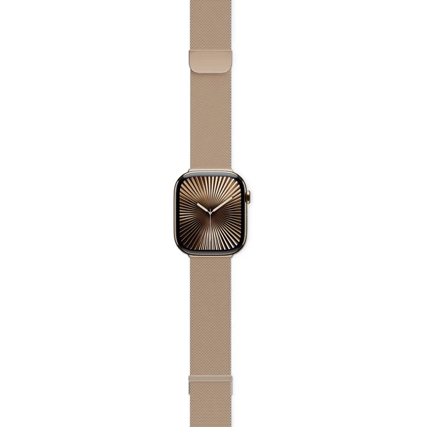 Epico Watch Strap milánsky ťah 42/44/45/46/49mm zlatý - Remienky - Obrázok GGJL000K01