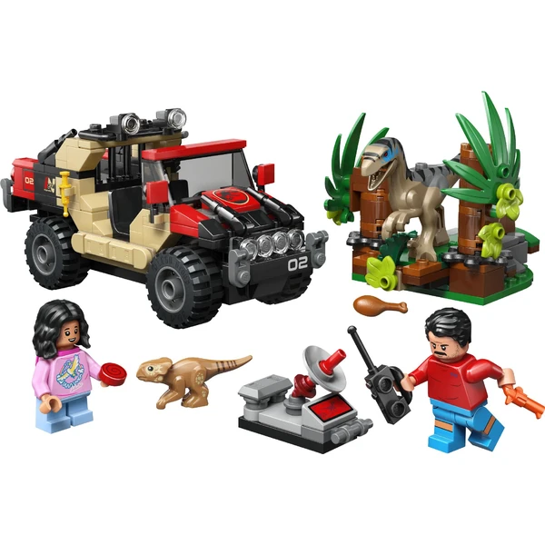 LEGO Jurassic World 76972 Únik pred raptorom v terénnom aute - LEGO - Obrázok GH5G000K01