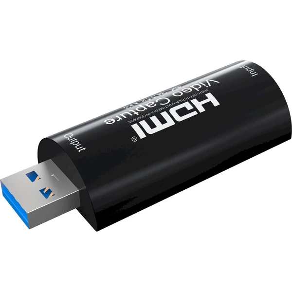 PremiumCord HDMI capture/grabber USB-A čierny - Záznamové zariadenia - Obrázok GH8L000K01