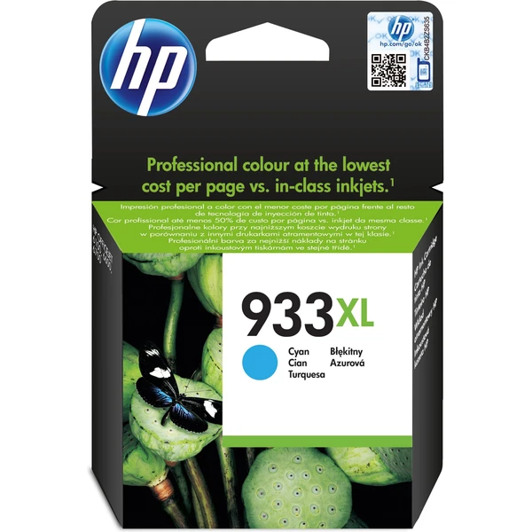 HP CN054AE č. 933XL Azúrová originálna - Cartridge - Hlavný obrázok