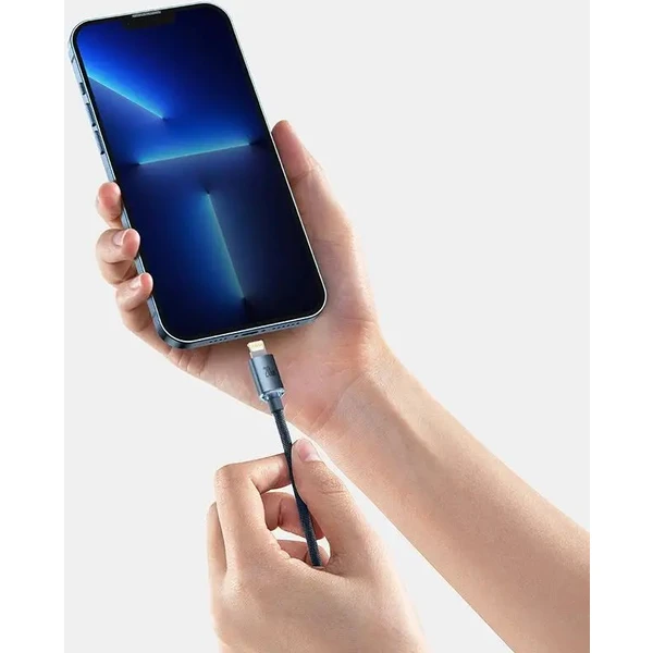 Baseus CAJY000201 Crystal Shine Series Dátový Kábel USB-C - Lightning 20W 1,2m Black - Káble - Obrázok GHRL100501