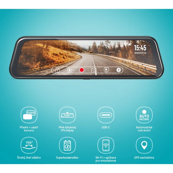 LAMAX S8 duálna autokamera - Kamery - Obrázok GHSL000K01
