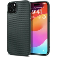 Spigen Liquid Air kryt iPhone 15 zelený - Puzdra