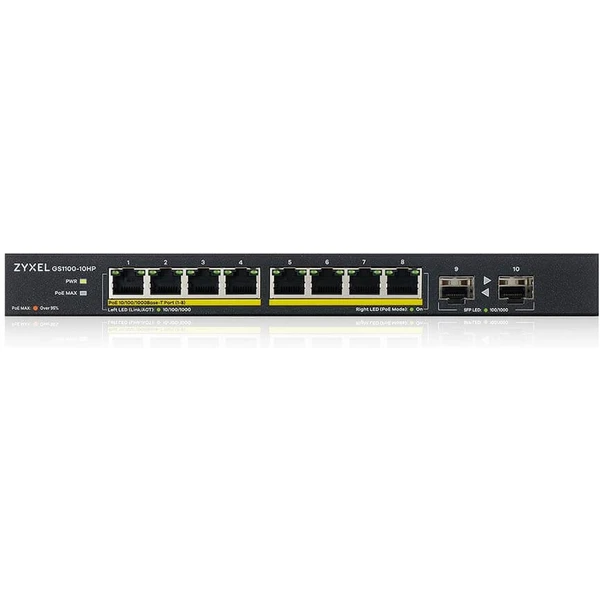 Zyxel GS1100-10HP switch - Switche - Obrázok GJ59000N01