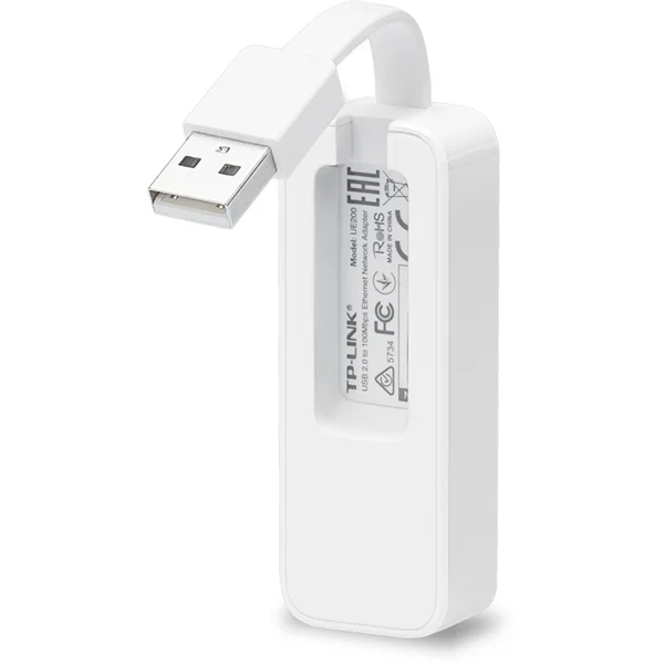TP-LINK UE200 adaptér USB 2.0 na Ethernet, modro-biely - Sieťové karty - Obrázok GJGFF00101
