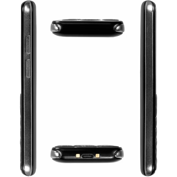EVOLVEO EasyPhone LT s nabíjacím stojanom čierny - Mobilné telefóny - Obrázok GJQ6700301