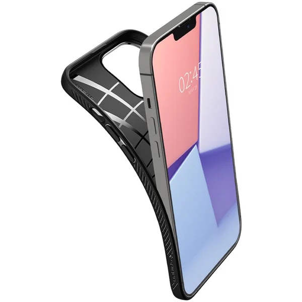 Spigen Liquid Air kryt iPhone 13 Pro čierny - Puzdra - Obrázok GL2Z000501