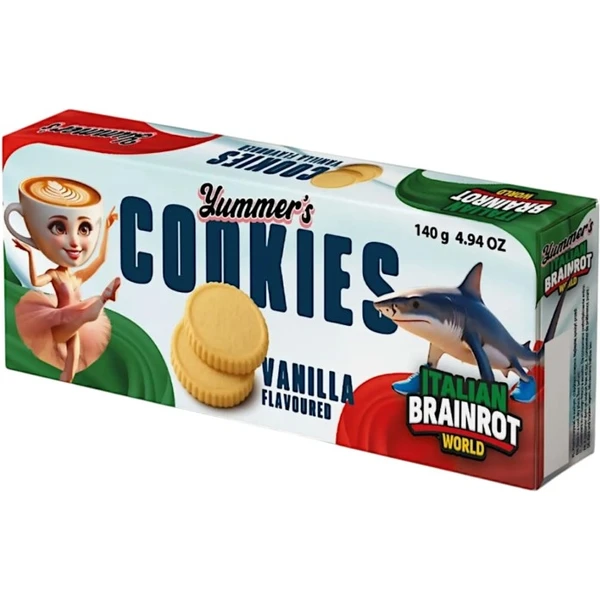 Sušienky Yummer's Italian Brainrot Ballerina - Vanilkové 140 g - Cukrovinky - Hlavný obrázok