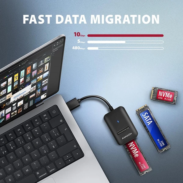 AXAGON ADM2-AM externý box - Externé boxy - Obrázok GL9M000K01