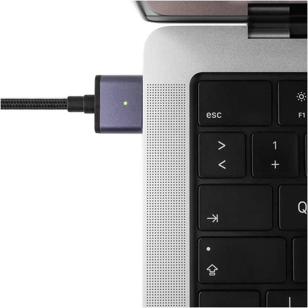 Opravený napájací kábel USB-C/MagSafe 3 140W 2m sivý - Káble a redukcie - Obrázok GLI1000O01
