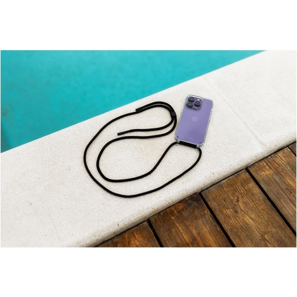 FIXED Pure Neck kryt s čiernou šnúrkou na krk Samsung Galaxy A25 5G - Puzdra - Obrázok GLR1000N01