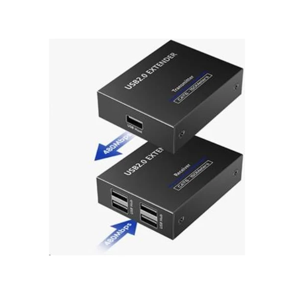 PremiumCord 4-port USB 2.0 extender po Cat5/Cat5e/Cat6 do 150m - Ostatné - Hlavný obrázok