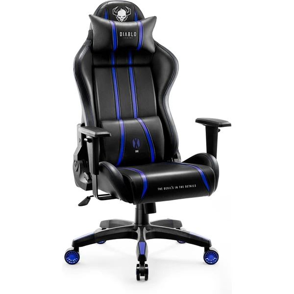 Diablo X-One 2.0 Normal Size herná stolička čierno-modrá - Stoličky - Obrázok GN2G000K01
