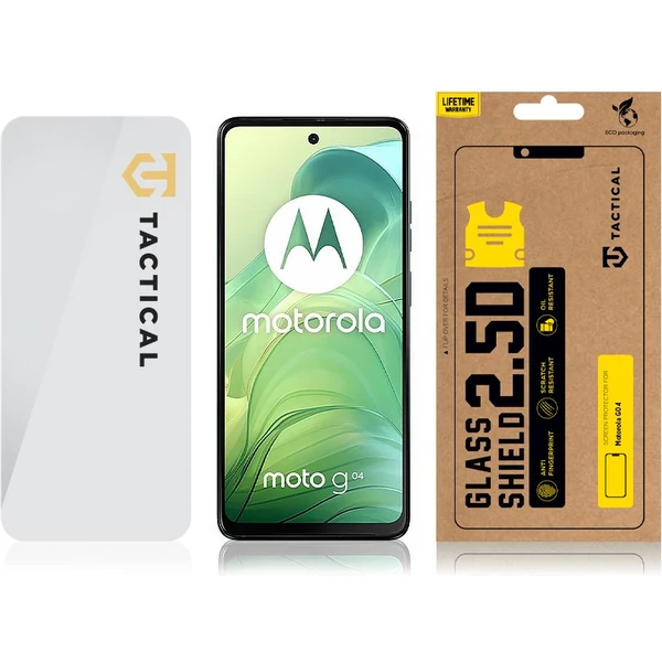 Tactical Glass Shield 2.5D sklo pre Motorola G04 číre - Ochranné fólie a sklo - Obrázok GN32000O01