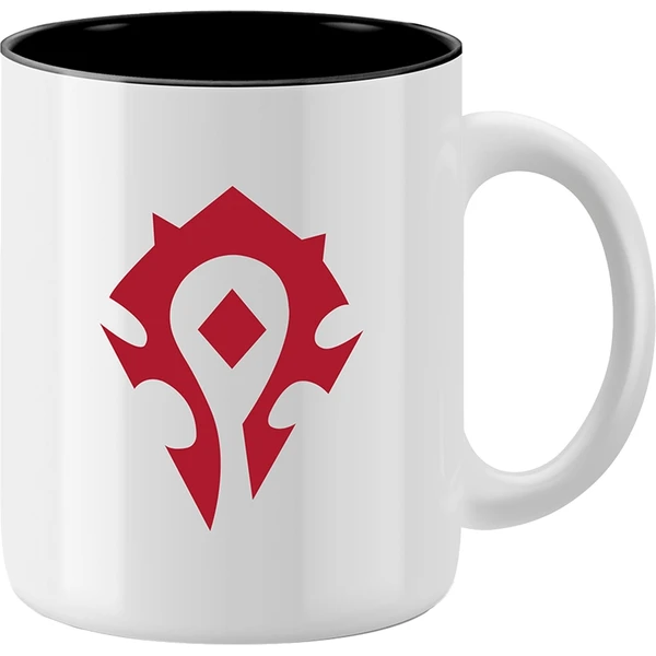Keramický hrnček World of Warcraft Horda - biely 330 ml (darčekové balenie) - Hrnčeky - Obrázok GNGG000K01